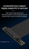 LDPCSJ PCIE 3.0 4.0 x16 Universal Vertical GPU Holder Kit Riser ATX Matx Case VGA Graphics Card Steering Bracket Support