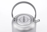 Keith Titanium Kettle 1.5L Camping Picnic Cookware Titanium Teapot Ultralight Outdoor Camping Coffee Pot With String BagTi3907