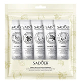 5pcs Plant Fruit Fragrance Hand Cream Sets Moisturizing Handcream Set Hand Care Nourishing Anti Chap Skin Care for Foot