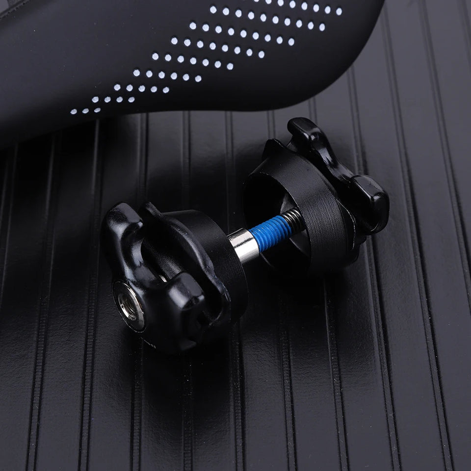 Bike Seatpost Clamp Carbon Rail Cushion Seatpost Clips Bicycle Seatpost Clamp for Oval/Round Clips
