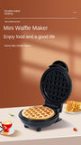 Fully Automatic Multifunctional Mini Waffle Maker, Home Quick Breakfast Machine, Sandwich Cake Baking Tray, And Pancake Maker