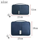 Women Multi-Function Waterproof Travel Passport Holder Cover Case Pink Bags Family Document Organizer Travel Accessories Bag