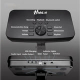 Electronic Drum Set Convenient 4-drum, 3-cymbal all-silicone Electronic Drum Kit 180 tones USB, MIDI, Headphone Interface.
