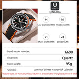 QINGXIYA Brand New Fashion Quartz Watch Men Sports Silicone Strap Waterproof Luminous Calendar Mens Watches Relogio Masculino