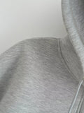 HH Autumn Women Gray Jacket With Hood Long Sleeve Big Pocket Zipper Jacket Coat Woman Loose Casual Outerwear Coat Tops