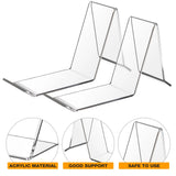 2 Pcs Acryl shop Display Stands Shopping Mall Sandal Racks Sneaker Holders