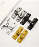 1pc Security Door Lock Handle Commercial Residential Grade Anti-Pick Lock with Adjustable 90°/180° Slide Indoor Outdoor Use