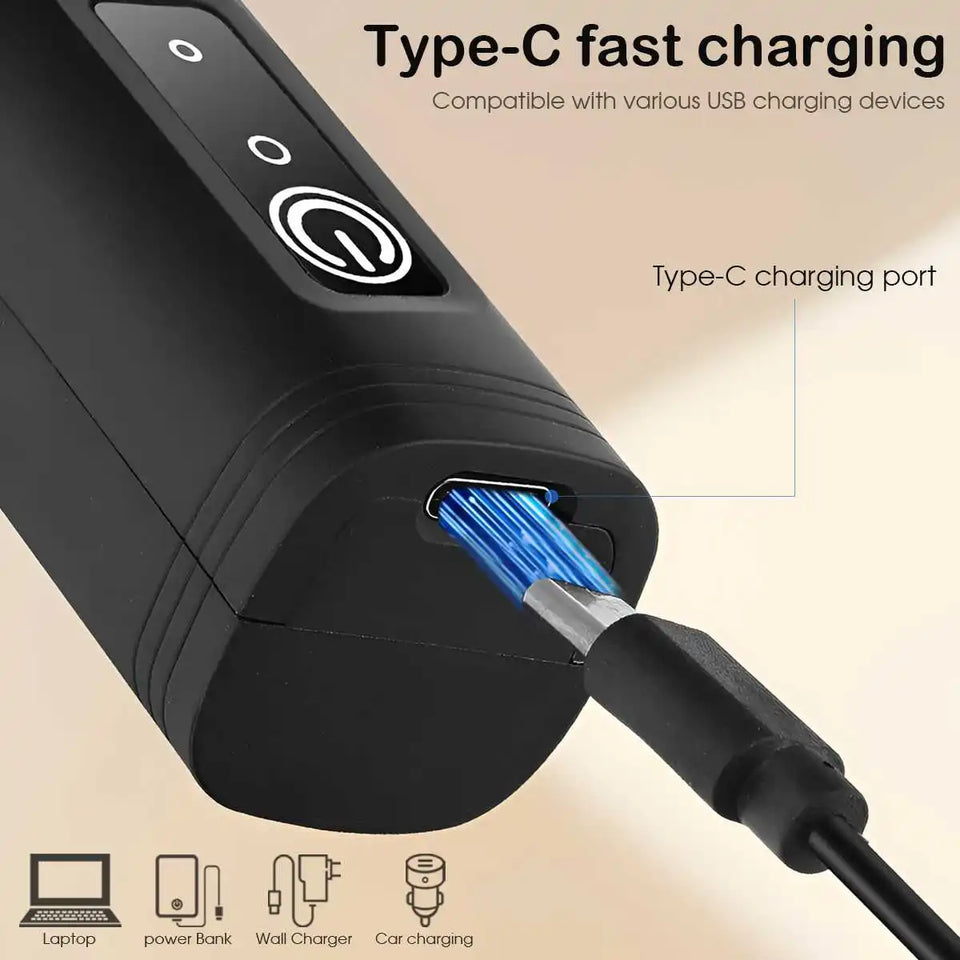 1Pc Electric Milk Frother Coffee Milk Frother Coffee Mixer 500mAh USB-Charging Portable Egg Beater Coffee Milk Mixing Blender