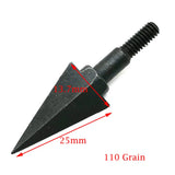 3pcs Hunting Broadhead 100gn-150gn ArrowHead Arrows Points for Compound Recurve Traditional Bow Crossbow Hunting Archery Outdoor