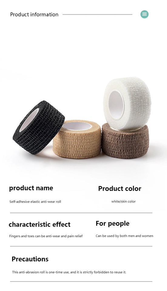 1Roll/3Roll/5Roll Heel Protector for Shoes Toe Finger High Heels Anti-wear Protection Foot Care Shoe Sticker Accessories