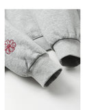 TOYOUTH Women Hoodies Sweatshirt 2025 Autumn New Contrasting Color Embroidery Splicing Hooded Pullover Tops