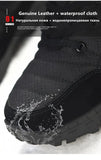 New Winter Waterproof High Top Men Boots Plush Warm Snow Boots Men Sneakers Ankle Boots Outdoor Men's Desert Boots Botas Hombre