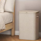 85L Laundry Hamper with Handles Inner Bag Plastic Frame Good Support Large Capacity Dirty Clothes Basket