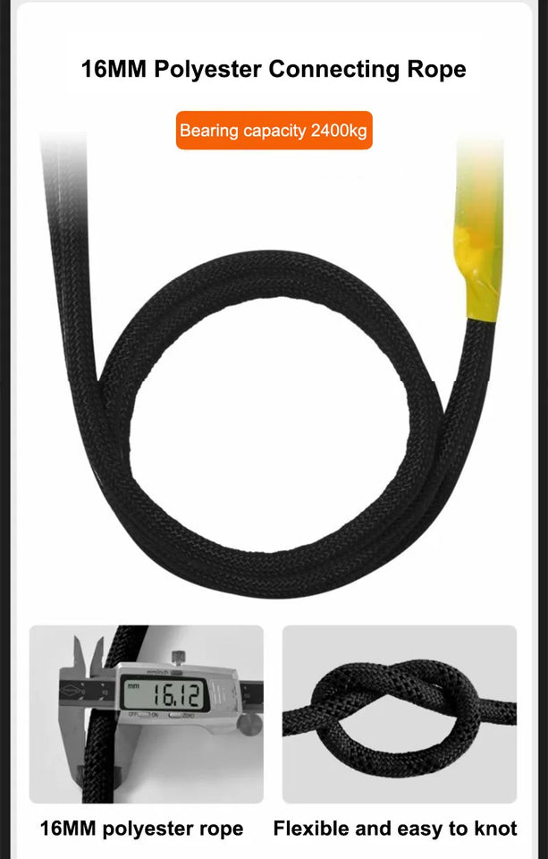 High-altitude Work Safety Harness Single Waist Safety Belt with Safe Rope Hook Outdoor Climbing Training Protective Equipment