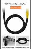 High-altitude Work Safety Harness Single Waist Safety Belt with Safe Rope Hook Outdoor Climbing Training Protective Equipment