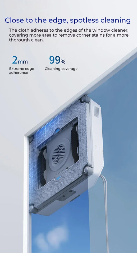 New Original ECOVACS Window Cleaning Machine WINBOT AIR MINI Window Cleaning Robot 8000Pa Glass Vacuum Cleaner