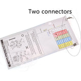 JYJ pack artificial laser fish skin Spanish mackerel hook,fishing sabiki rig string hook for sea fishing