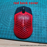 For compatible G304 G305 Magic Modified Hollow Wireless Mouse 3D Printing Shell Battery Cover Resin Nylon Back Cover Weight Loss