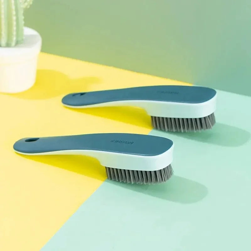 1pc Shoe Cleaning Brush Plastic Clothes Scrubbing Brush Household Cleaning Tool Multi-functional Commercial Washing Brush