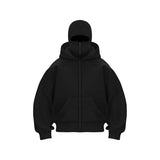 2025 Men Balaclava Y2K Gothic Harajuku Winter New Item Double Hooded Sweatshirt Autumn Men's Hooded Mask Zipper Sportswear Women