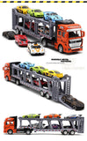 1: 48 alloy double-layer transport vehicle model,simulation sports car off-road vehicle toy,engineering transport vehicle toy