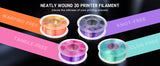 SUNLU Silk PLA PLUS 3D Filament 1.75mm Double Colors Silk Textures Pla+ Gradient Colors Filament for Most FDM 3D Printer 3KG
