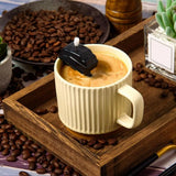 Coffee Drink Mixer Unique Boat Motor Coffee Stirrer with Stainless Steel Clip Propeller for Thorough Mixing Fun for Coffee