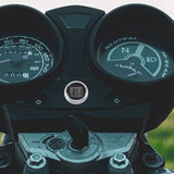 Mini Digital Motorcycle Clock Electronic Clocks Electronic Watch LCD Display Digital With Self-Adhesive Bracket Electronic Clock