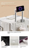Large Capacity Suitcase 28" 32" Thickened Luggage USB Phone Stand Aluminum Frame Password Trolley Case Travel Wheeled Suitcases