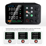 Wanptek Adjustable DC Power Supply 30V 60V 5A 10A Lab Bench Power Supply USB Interface Fast Charging Preset Voltage and Current
