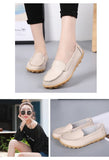 Women Flats Ballet Shoes Woman Cut Out Leather Breathable Moccasins Women Boat Shoes Ballerina Ladies Casual Shoes