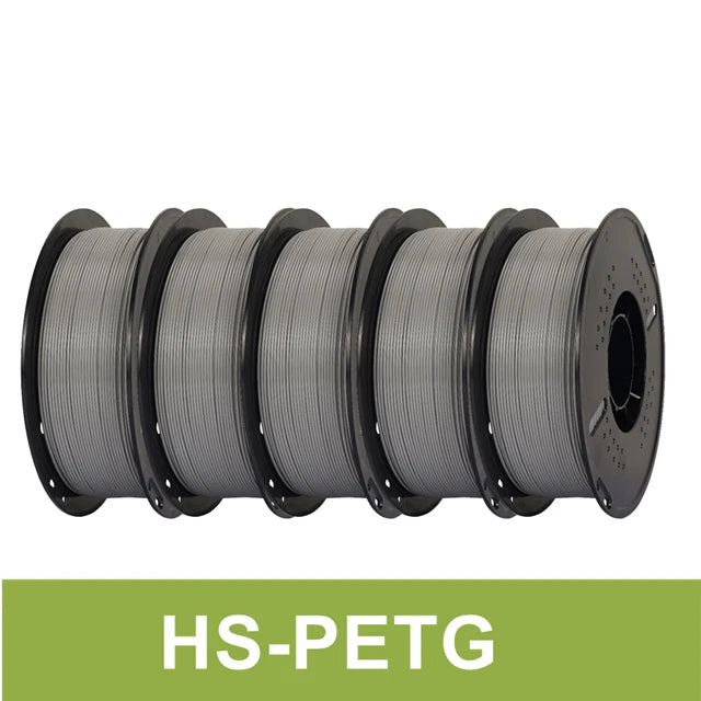KINGROON 5KG(11LBS) PLA PETG HS-PLA HS-PETG Filament 1.75mm High Speed 3D Printer Material Matte PLA 1kg*5 Roll Mix Color New