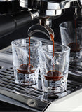 Bincoo Espresso Measuring Cup, Glass Espresso Extraction Cup, Ounce with Scale, Small Milk Cup, Milk Can, Coffee Cup, 50ml