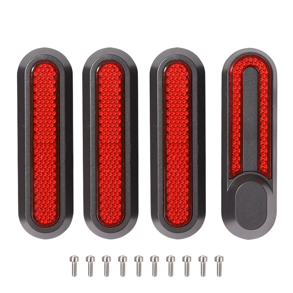 Wheel Cover Protect Shell For Xiaomi Electric Scooter Pro 2/1s/M365 Front Rear Safety Reflective Parts yellow reflector
