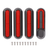 Wheel Cover Protect Shell For Xiaomi Electric Scooter Pro 2/1s/M365 Front Rear Safety Reflective Parts yellow reflector