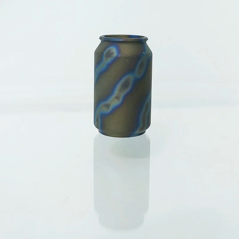 Titanium Alloy Cola Can Titanium Holy Grail Paracord Beads Knife Lanyard Bead Fidget Spinner Push Slider EDC Accessories