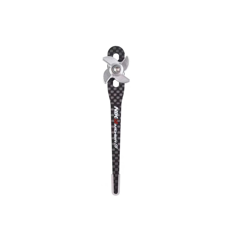 Archery Bow Clicker NIKA Adjustable Clicker Carbon Fiber Clicker Aluminum Alloy For Recurve Bow Arrow Hunting Shooting Accessori
