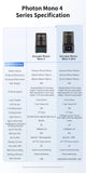 ANYCUBIC Photon Mono 4 Ultra 7 Inch 10K LCD 3D Printers High Speed UV Resin 3D Printer Printing Size  236mm*231mm*430mm 2.2L