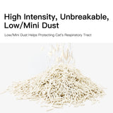 33lbs Sumlov Tofu Cat Litter, Natural Botanical, Dust-Free, Flushable, Quick Clumping, Odor Control, light scent, environmental