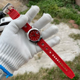STEELDIVE Automatic Mechanical Strap Replacement Watch Bands Automatic Dive Watches Blue Rubber Strap 20/22mm