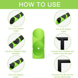 6PCS Foam Pipe Insulation Cutter Tool Cutting Guide Clip for Homes Industries Commercial Places Versatile Fixture