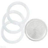 367A Efficient Coffee Maker Replacement Set With Gaskets Seals And Aluminium Filter