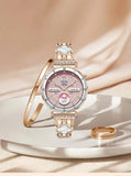 LIGE New 1.19inch AMOLED Fashion Ladies Smart Watch Bluetooth Call Sports Bracelet Women’s Health Waterproof Diamond Smartwatch