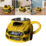 Car Shaped Coffee Mug Interesting Coffee Cup Funny Tea Cup Novelty Drinkware Handcrafted Coffee Cup For Men Car Lovers-Best Sell