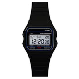 F-91W LED Electronic Watches for Women Men Waterproof Children's Led Sports Watch