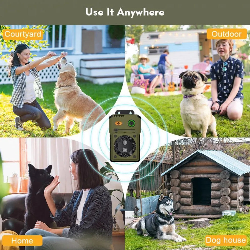 Pet Ultrasonic Anti barking Device Outdoor Intelligent Pet Anti barking Device Dog Drive Device Anti barking Training Device
