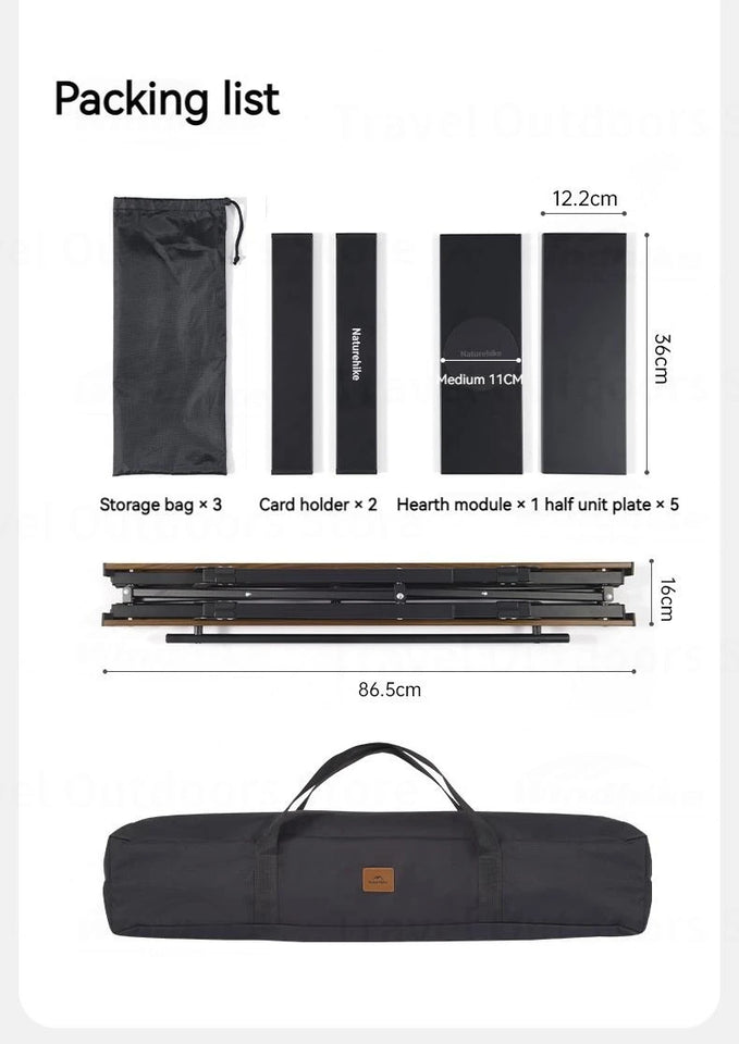 Naturehike Outdoor Folding Table Folding IGT Table Accessories Multifunctional Portable Picnic Only Accessories Stove Bracket
