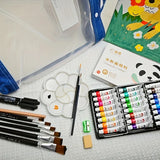 Gouache Paint Set 36 Colors 12mL/0.4oz, Professional Tempera for Canvas, Paper, DIY Projects, Crafts, Perfect for Artist & Adult
