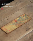 Double-sided tea towel, thickened tea cloth, absorbent towel, tea set, coffee table, tea tray, tea tablecloth, matcha table tea