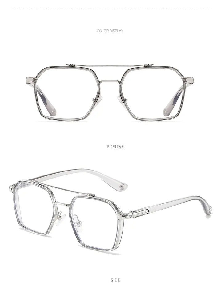 Men And Women Retro Double Beam Anti Blue Light Computer Mirror Reading And Playing Games Eye Protection 2023